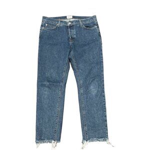 Hudson luxed crop riley relaxed straight size 27
